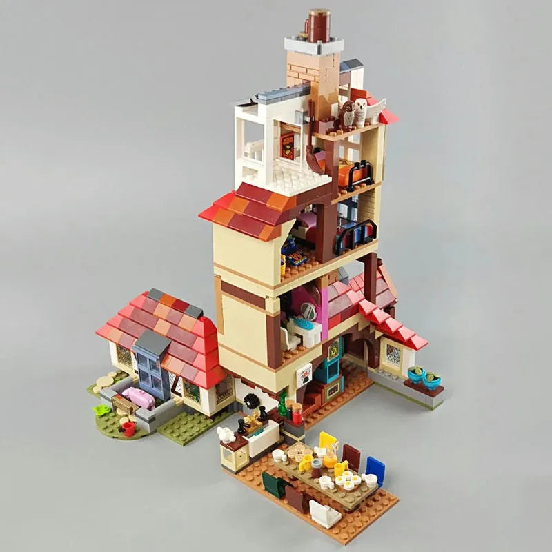 Building Blocks MOC Harry Potter 70070 Attack on The Burrow Bricks Toys - 5