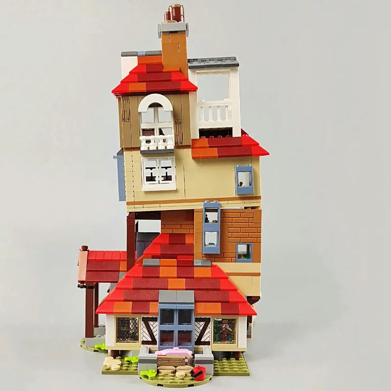 Building Blocks MOC Harry Potter 70070 Attack on The Burrow Bricks Toys - 3