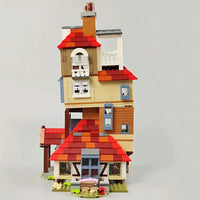 Thumbnail for Building Blocks MOC Harry Potter 70070 Attack on The Burrow Bricks Toys - 3