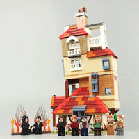 Thumbnail for Building Blocks MOC Harry Potter 70070 Attack on The Burrow Bricks Toys - 6
