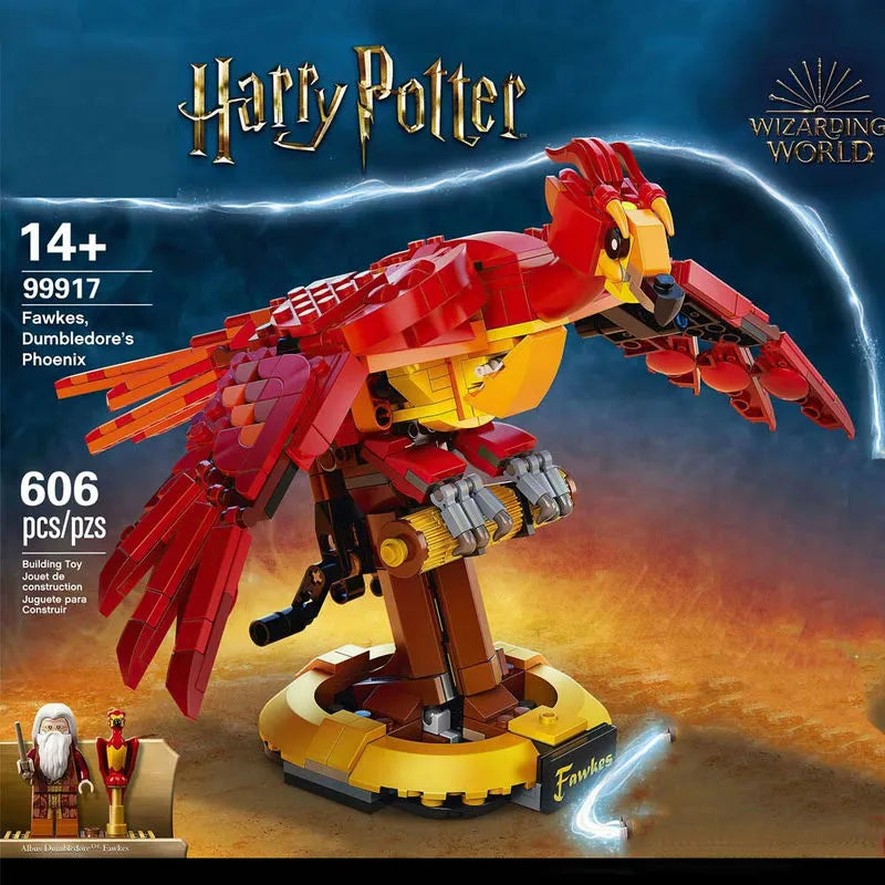 Building Blocks MOC Harry Potter 99917 Fawkes Dumbledore’s Phoenix Bricks Toy - 2