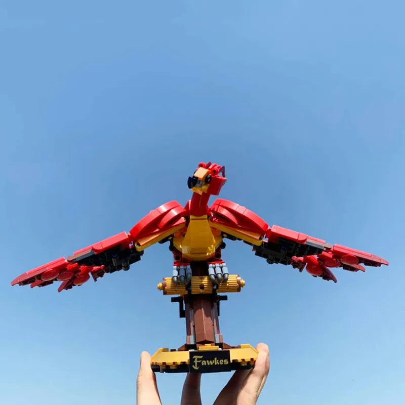 Building Blocks MOC Harry Potter 99917 Fawkes Dumbledore’s Phoenix Bricks Toy - 4