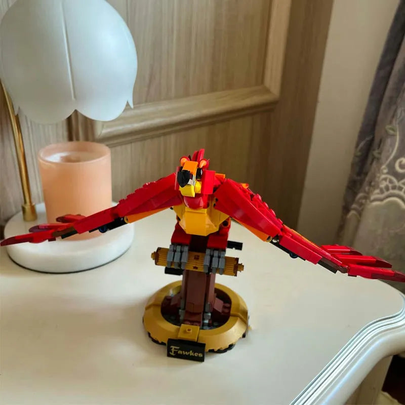 Building Blocks MOC Harry Potter 99917 Fawkes Dumbledore’s Phoenix Bricks Toy - 7