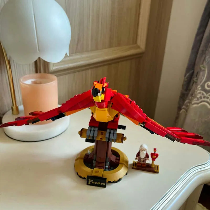Building Blocks MOC Harry Potter 99917 Fawkes Dumbledore’s Phoenix Bricks Toy - 5
