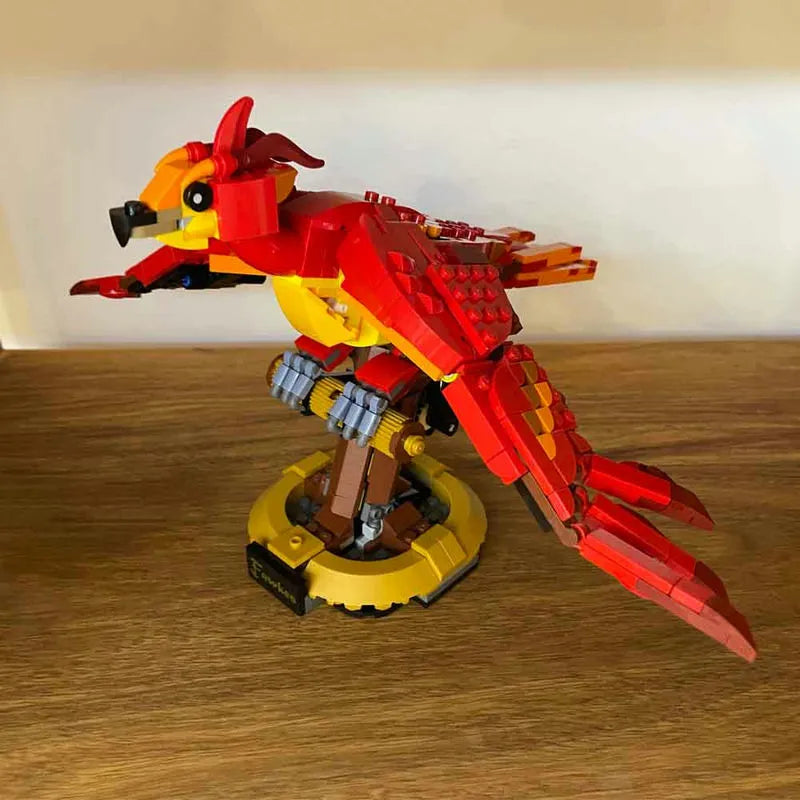 Ud over Det er billigt skuffet MOC Harry Potter 99917 Fawkes Dumbledore's Phoenix Bricks Toy