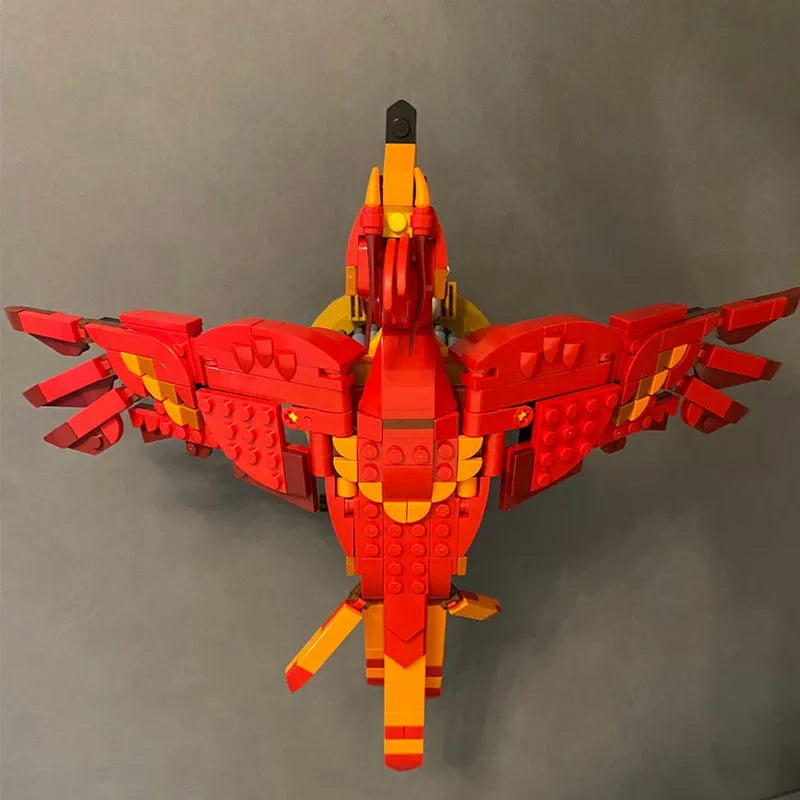 Building Blocks MOC Harry Potter 99917 Fawkes Dumbledore’s Phoenix Bricks Toy - 6