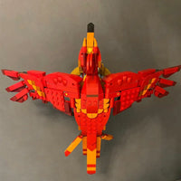 Thumbnail for Building Blocks MOC Harry Potter 99917 Fawkes Dumbledore’s Phoenix Bricks Toy - 6