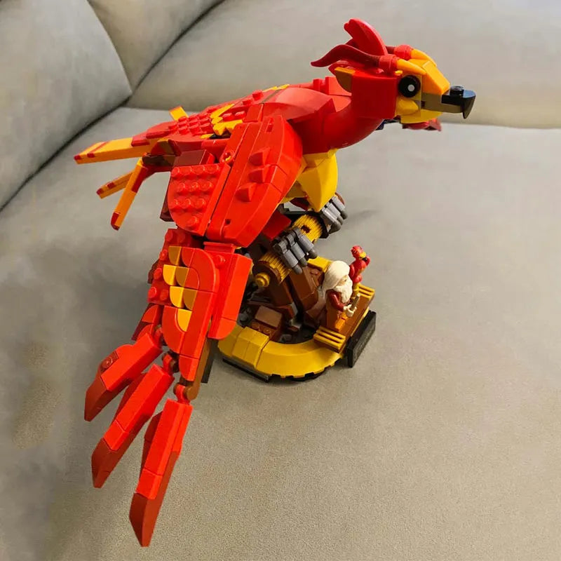 Building Blocks MOC Harry Potter 99917 Fawkes Dumbledore’s Phoenix Bricks Toy - 8