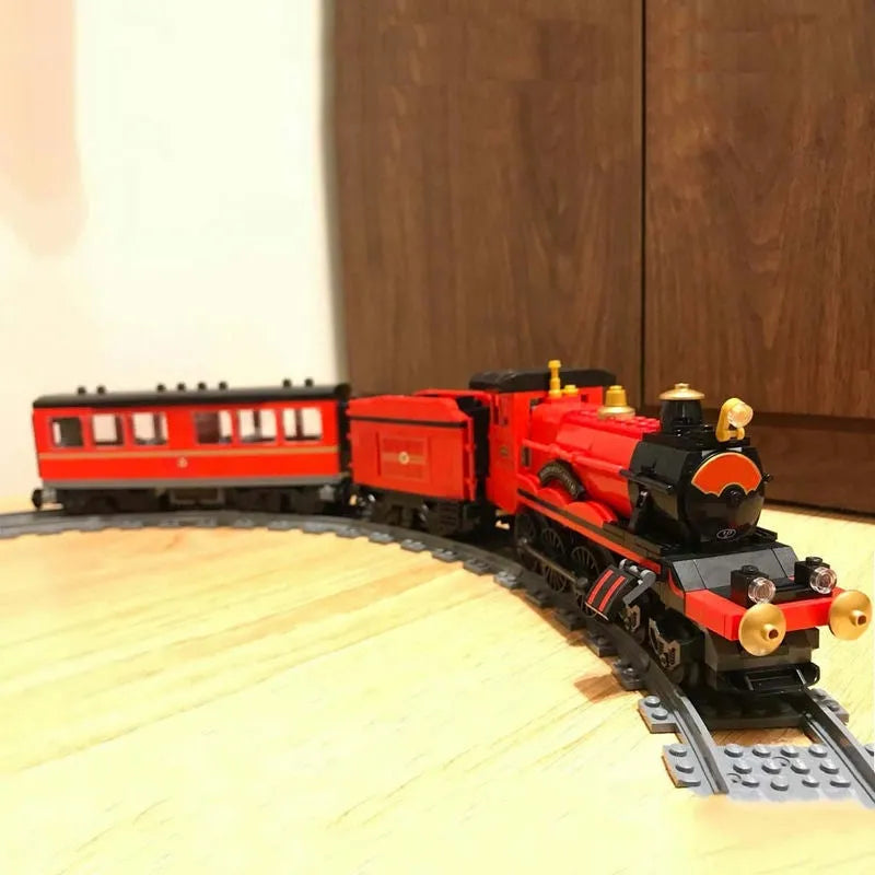 Building Blocks MOC Harry Potter Hogwarts Express Train Bricks Toys - 10
