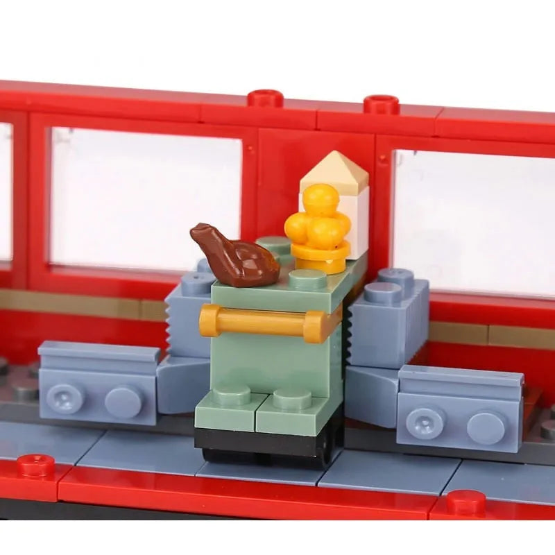 Building Blocks MOC Harry Potter Hogwarts Express Train Bricks Toys - 13