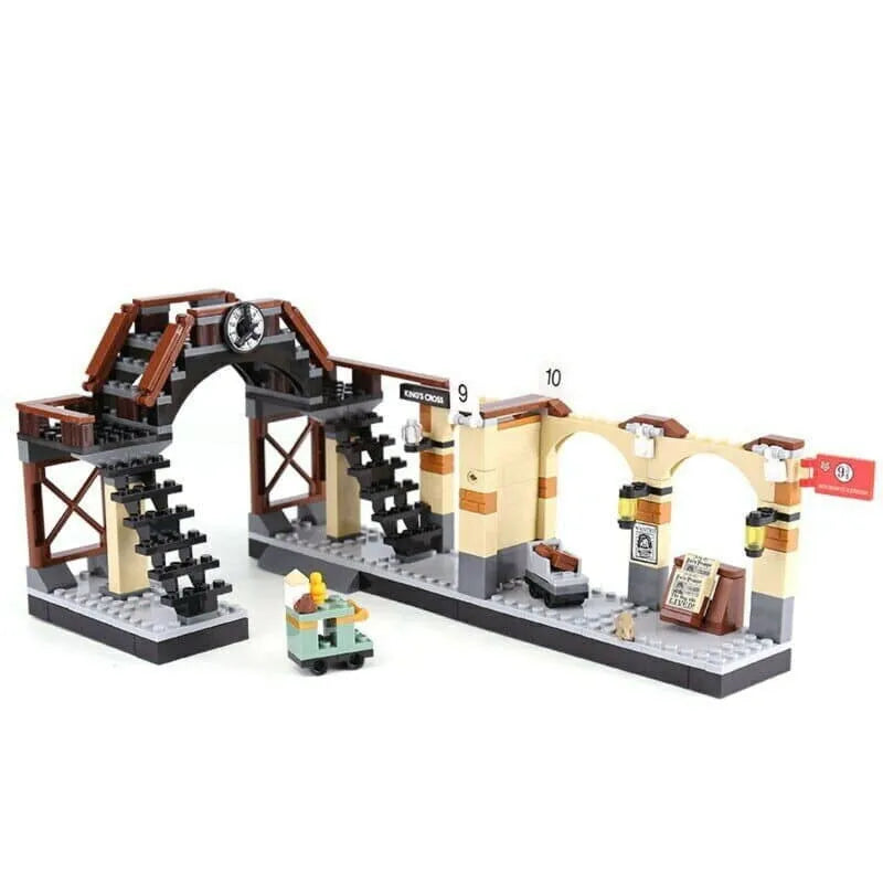 Building Blocks MOC Harry Potter Hogwarts Express Train Bricks Toys - 8