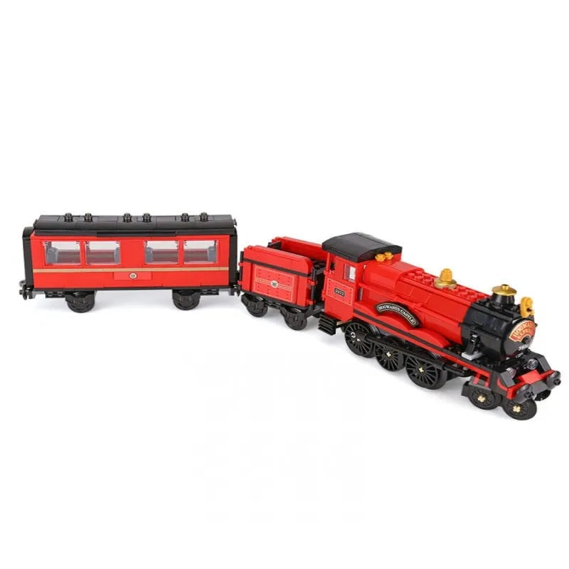 Building Blocks MOC Harry Potter Hogwarts Express Train Bricks Toys - 14