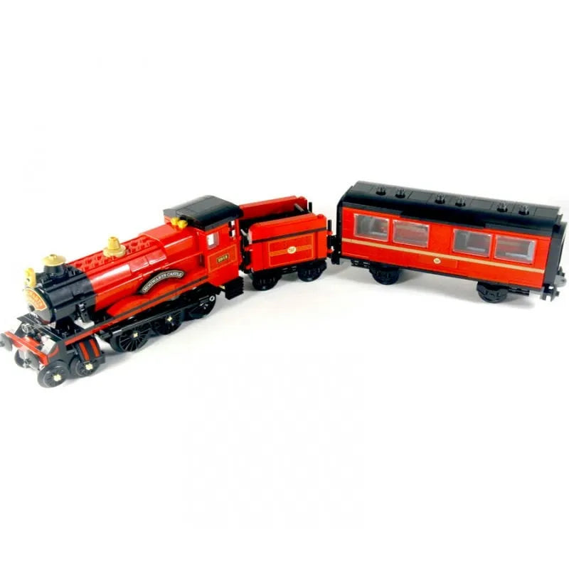 Building Blocks MOC Harry Potter Hogwarts Express Train Bricks Toys - 4