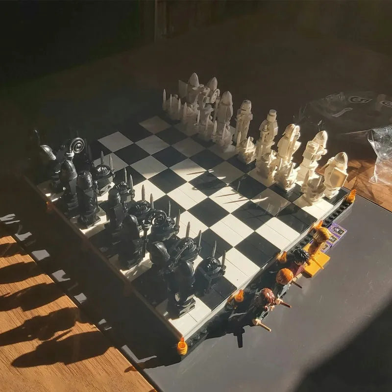 Building Blocks Harry Potter MOC Hogwarts Wizard Chess Bricks Toy 1028 Construction Set Toys - 4