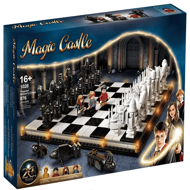 Building Blocks Harry Potter MOC Hogwarts Wizard Chess Bricks Toy 1028 Construction Set Toys - 7