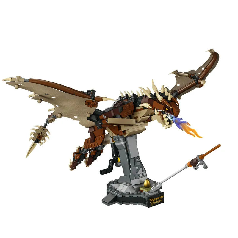 Building Blocks Harry Potter MOC Hungarian Horntail Dragon Bricks Toys 99099 - 1