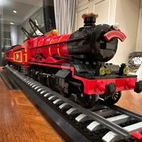 Thumbnail for Building Blocks Harry Potter MOC UCS Hogwarts Express Train Bricks Toy Construction Set Toys - 9