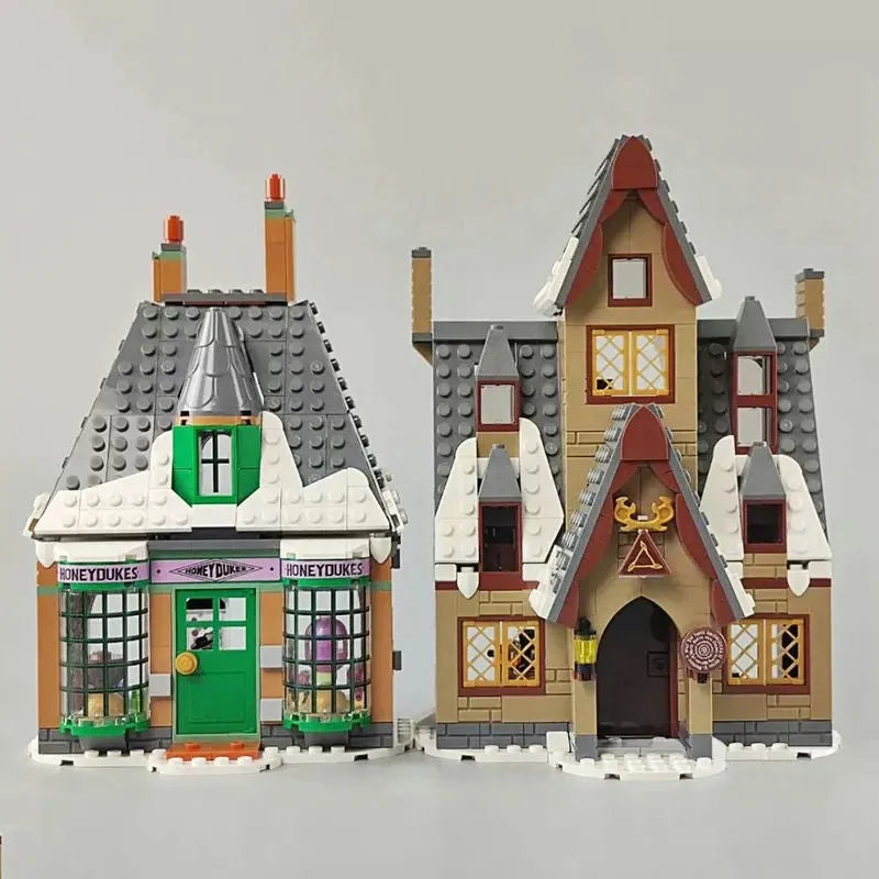 Building Blocks MOC Harry Potter X19070 Hogsmeade Village Bricks Kids Toys - 1