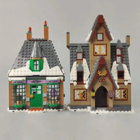 Thumbnail for Building Blocks MOC Harry Potter X19070 Hogsmeade Village Bricks Kids Toys - 4