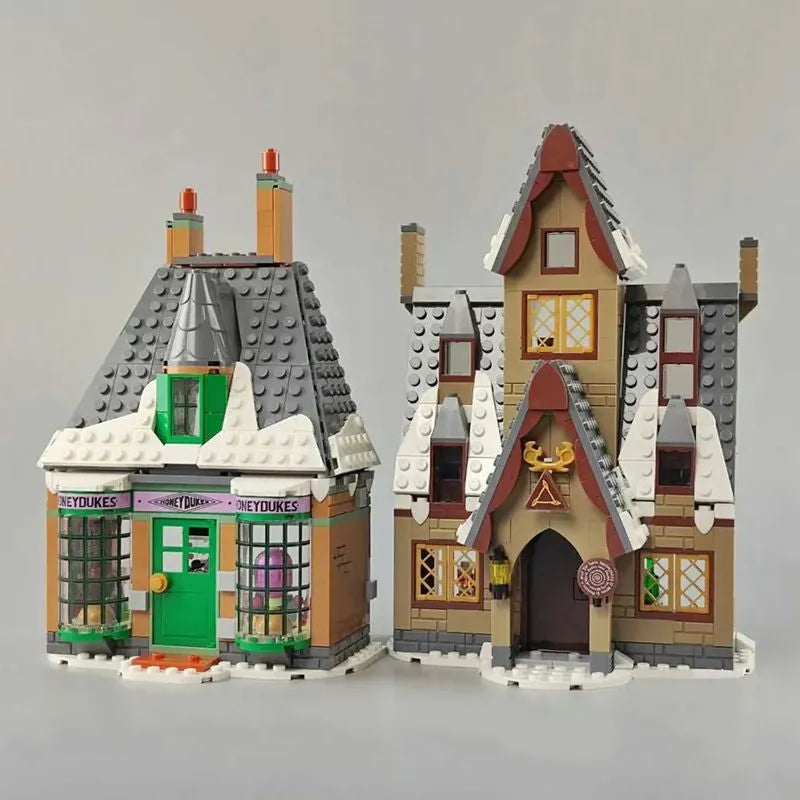 Building Blocks MOC Harry Potter X19070 Hogsmeade Village Bricks Kids Toys - 5