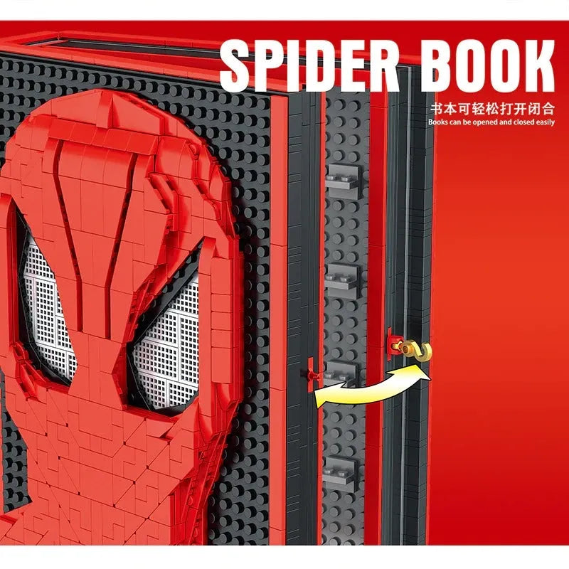 Building Blocks MOC Idea Expert Spider Collector Book Bricks Toys - 4
