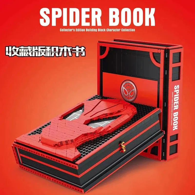 Building Blocks MOC Idea Expert Spider Collector Book Bricks Toys - 6