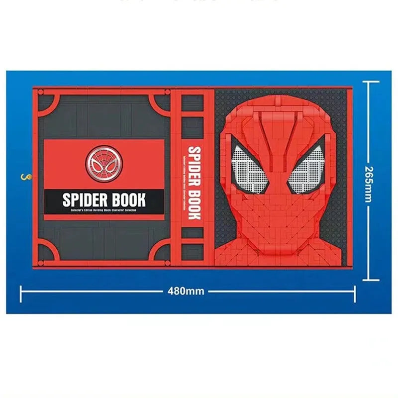 Building Blocks MOC Idea Expert Spider Collector Book Bricks Toys - 3