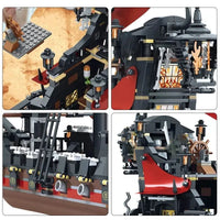 Thumbnail for Building Blocks Ideas 16009 Pirates Of Caribbean Queen Anne’s Revenge Ship - 17