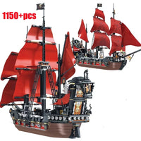 Thumbnail for Building Blocks Ideas 16009 Pirates Of Caribbean Queen Anne’s Revenge Ship - 15