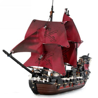 Thumbnail for Building Blocks Ideas 16009 Pirates Of Caribbean Queen Anne’s Revenge Ship - 9