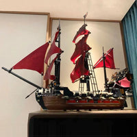 Thumbnail for Building Blocks Ideas 16009 Pirates Of Caribbean Queen Anne’s Revenge Ship - 4