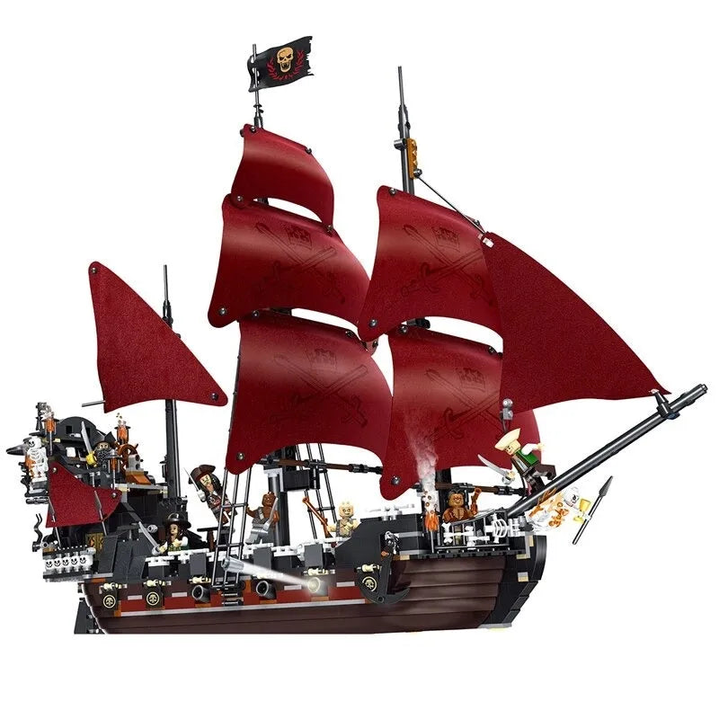 Building Blocks Ideas 16009 Pirates Of Caribbean Queen Anne’s Revenge Ship - 3