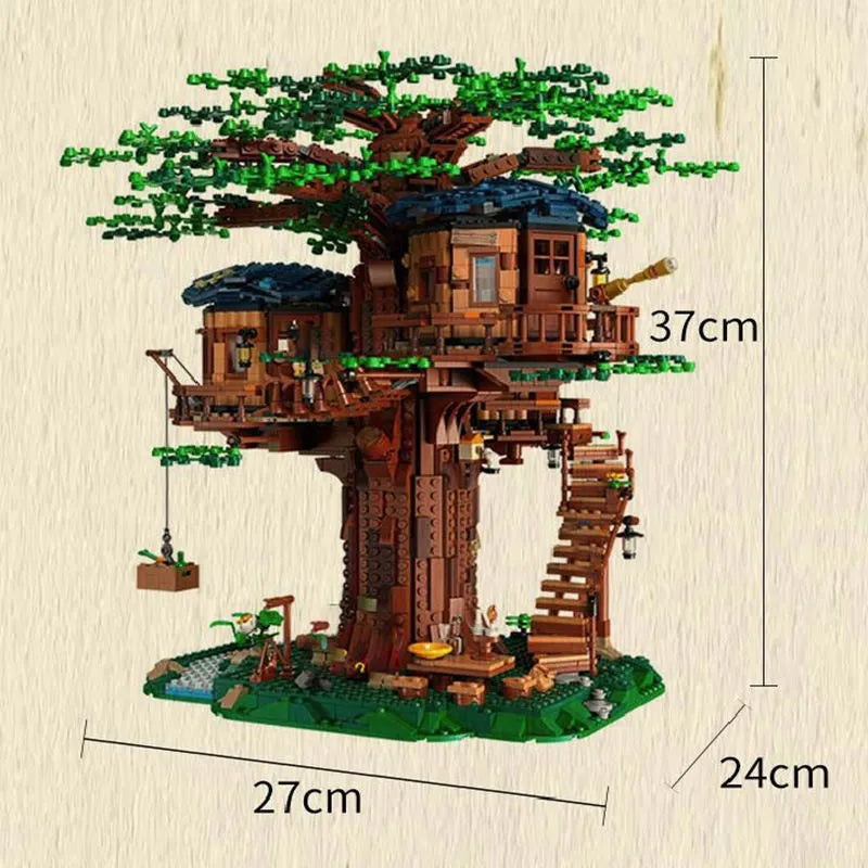 Building Blocks MOC Ideas 6007 Expert Creator Tree House Bricks Toy - 8