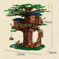 Thumbnail for Building Blocks MOC Ideas 6007 Expert Creator Tree House Bricks Toy Construction Set Toys - 8