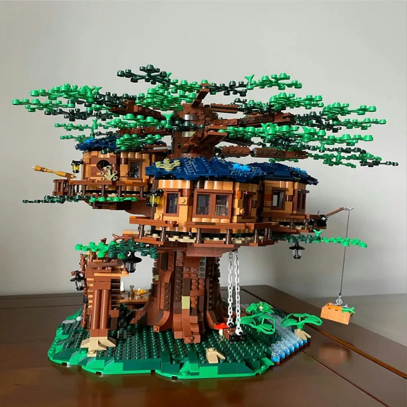 Building Blocks MOC Ideas Creator Expert Tree House Bricks Toys 6007 - 8