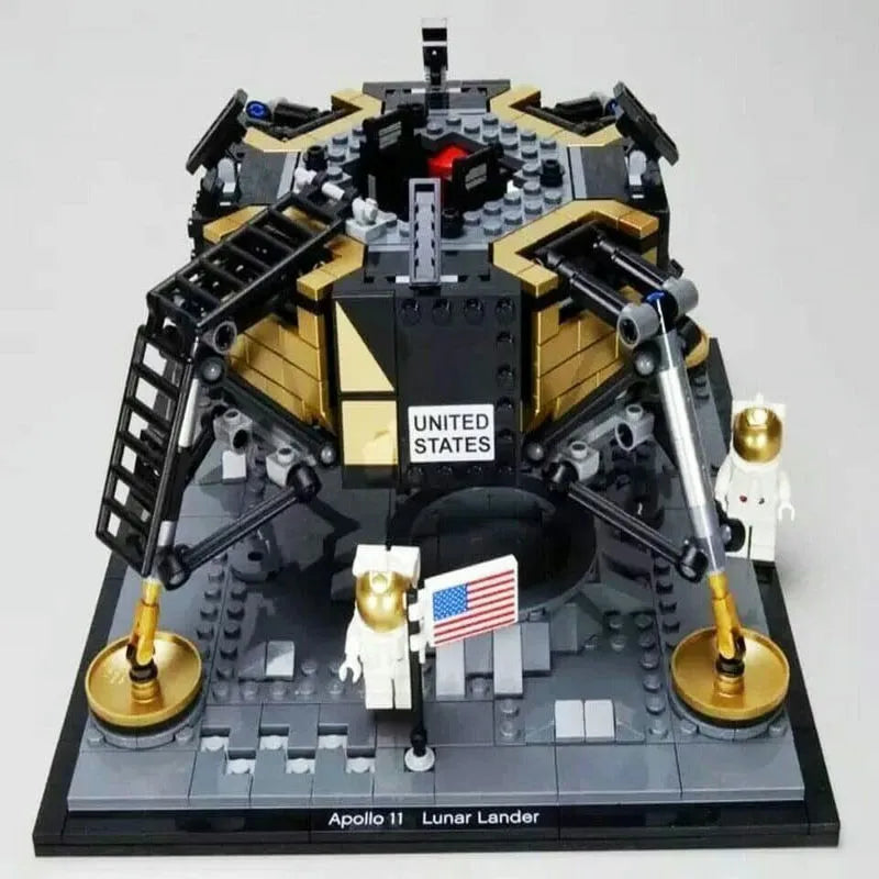 Building Blocks MOC Ideas Expert Apollo 11 Lunar Lander Bricks Toy 60003 Construction Set Toys - 1