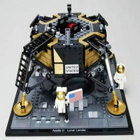 Thumbnail for Building Blocks MOC Ideas Expert Apollo 11 Lunar Lander Bricks Toy 60003 Construction Set Toys - 1