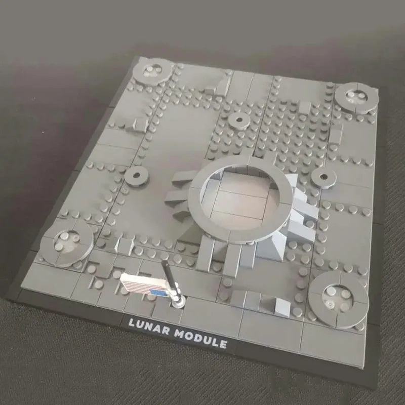 Building Blocks MOC Ideas Expert Apollo 11 Lunar Lander Bricks Toy 60003 Construction Set Toys - 14