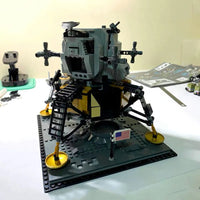 Thumbnail for Building Blocks MOC Ideas Expert Apollo 11 Lunar Lander Bricks Toy 60003 Construction Set Toys - 5