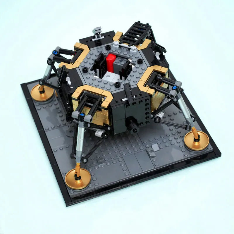 Building Blocks MOC Ideas Expert Apollo 11 Lunar Lander Bricks Toy 60003 Construction Set Toys - 9