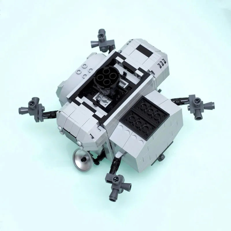 Building Blocks MOC Ideas Expert Apollo 11 Lunar Lander Bricks Toy 60003 Construction Set Toys - 10