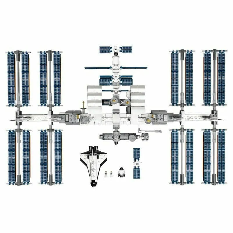 Building Blocks MOC Ideas International Space Station Bricks Toy 60004 Construction Set Toys - 13