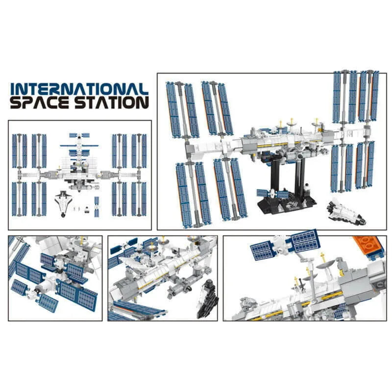 Building Blocks MOC Ideas International Space Station Bricks Toy 60004 Construction Set Toys - 12