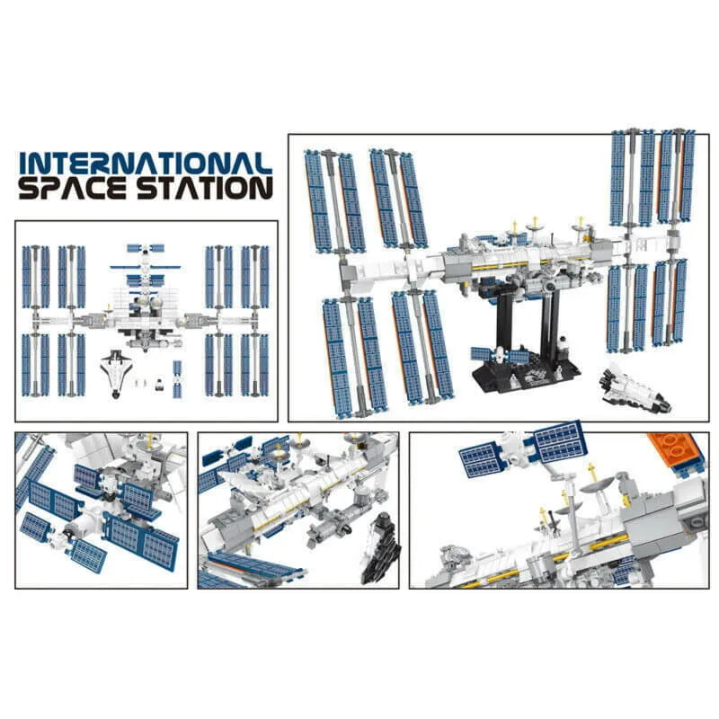 Building Blocks MOC Ideas International Space Station Bricks Toy 60004 - 12