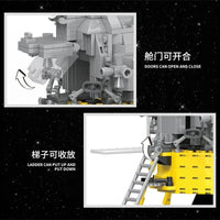 Thumbnail for Building Blocks MOC Ideas Lunar Lander Module Bricks Toys 13001 Construction Set Toys - 11