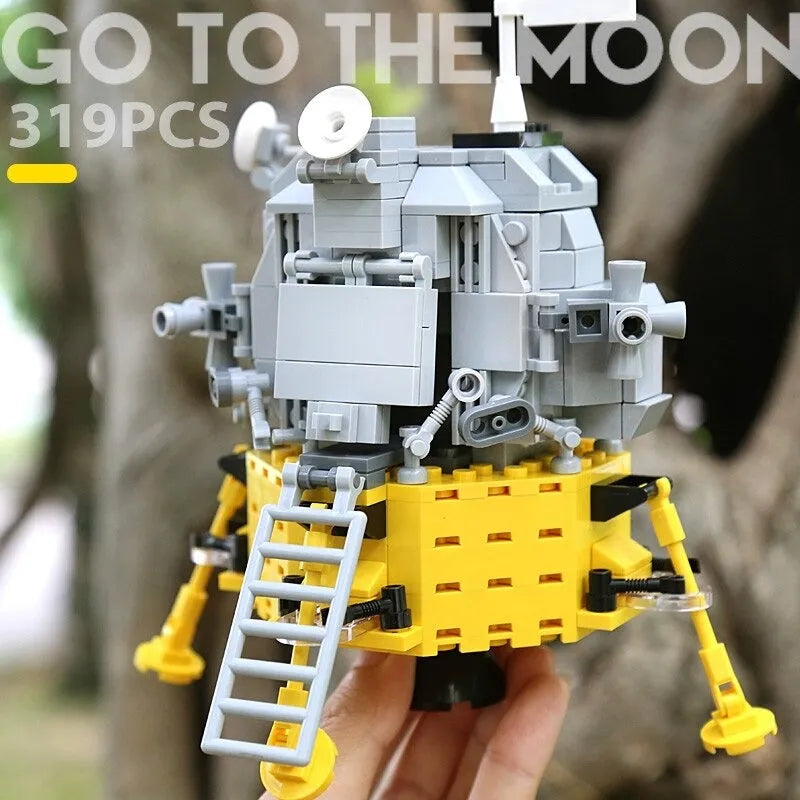 Building Blocks MOC Ideas Lunar Lander Module Bricks Toys 13001 - 4