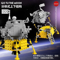 Thumbnail for Building Blocks MOC Ideas Lunar Lander Module Bricks Toys 13001 Construction Set Toys - 2