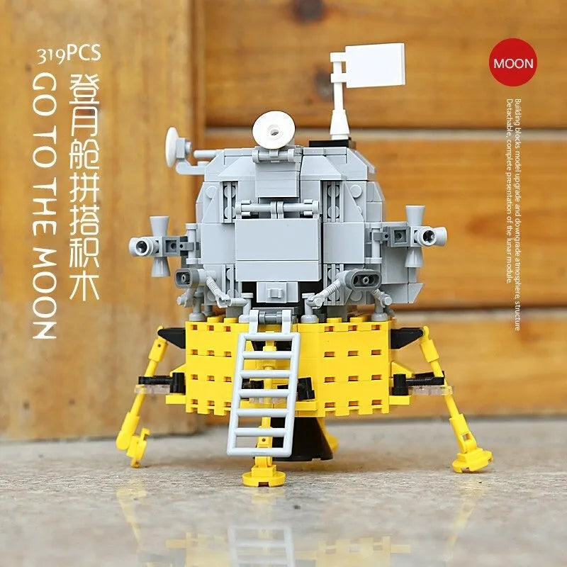 Building Blocks MOC Ideas Lunar Lander Module Bricks Toys 13001 - 6