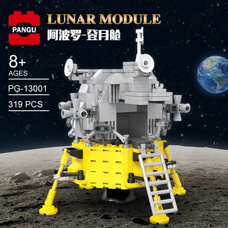 Building Blocks MOC Ideas Lunar Lander Module Bricks Toys 13001 - 7