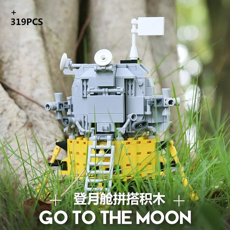 Building Blocks MOC Ideas Lunar Lander Module Bricks Toys 13001 - 5